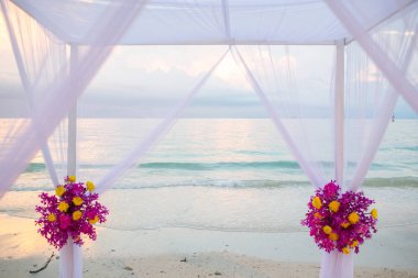 Güzel düğün kemer Beach Tayland