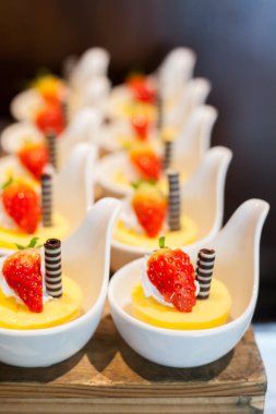 Gıda düğün yemeği için hazırlanmıştır