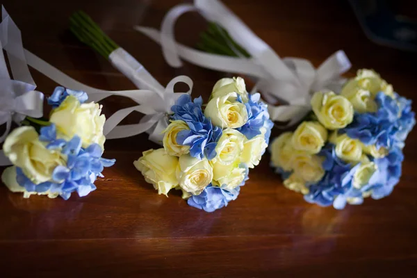 Svatební kytice, květiny — Stock fotografie