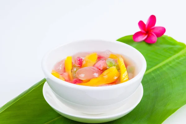 Thai dessert (ruam mit ) - Stock-foto