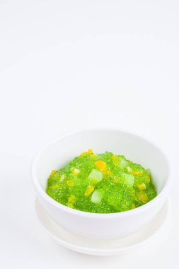 Tay tatlı (sagu), manyok un Hindistan cevizi sütü ile yapılan