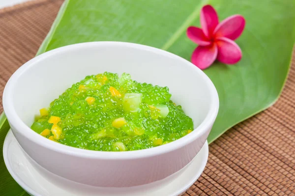 Thai dessert (Sagu) — Stockfoto