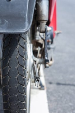 eski motosiklet lastik lastikleri