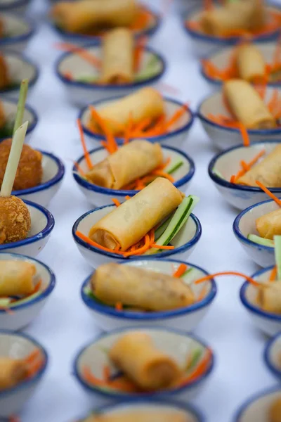 Canape set up — Stock Photo, Image