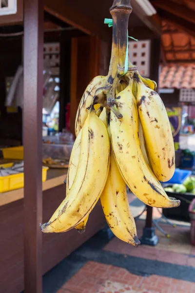 Verse rijpe bos van bananen. — Stockfoto