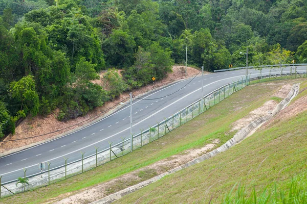 Carretera Cresta Presa Penang Malasia Presa Teluk Bahang — Foto de Stock