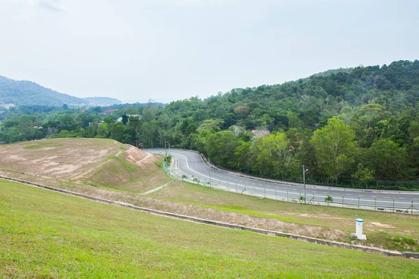 Road Dam Ridge Penang Malaysia Teluk Bahang Dam Inglés Área — Foto de Stock