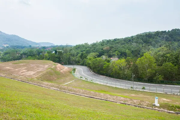 Road Dam Ridge Penang Malaysia Teluk Bahang Dam Inglés Área — Foto de Stock