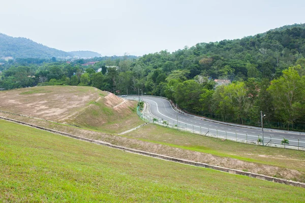 Carretera Cresta Presa Penang Malasia Presa Teluk Bahang — Foto de Stock