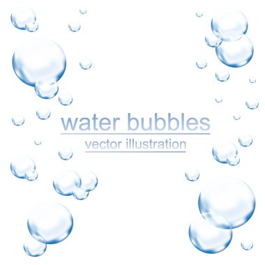  beyaz zemin üzerinde kabarcıklar