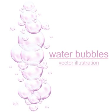  beyaz zemin üzerinde kabarcıklar