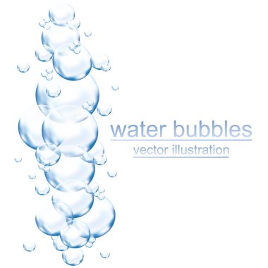  beyaz zemin üzerinde kabarcıklar