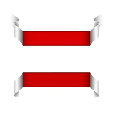 gerçekçi, kağıt afiş. Beyaz doku