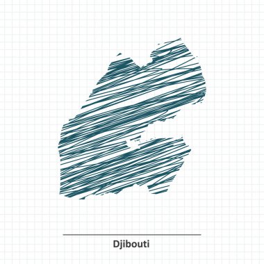 Doodle kroki Cibuti Haritası