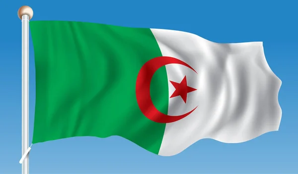 Прапор Алжиру — стоковий вектор