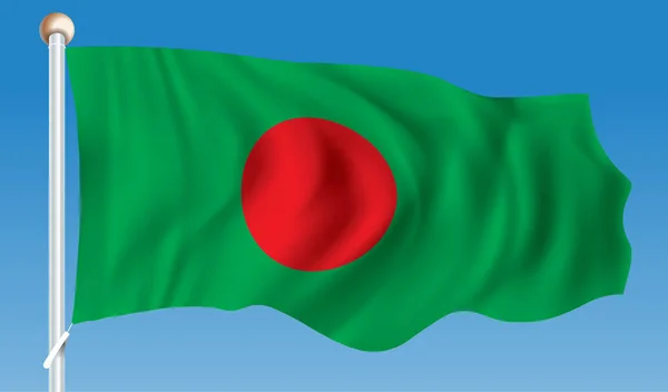 Bandeira de Bangladesh — Vetor de Stock