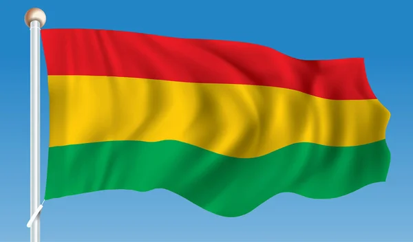 Flaga Boliwii — Wektor stockowy