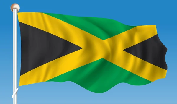 Bandeira de Jamaica —  Vetores de Stock