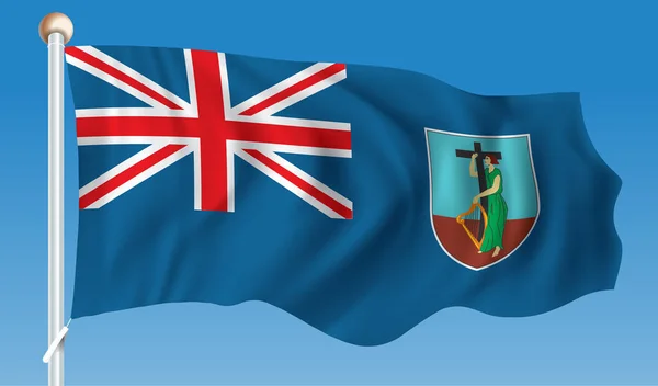 Flag of Montserrat — Stock Vector