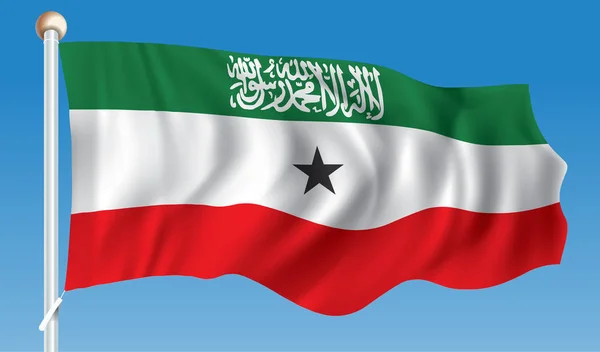 Drapeau du Somaliland — Image vectorielle