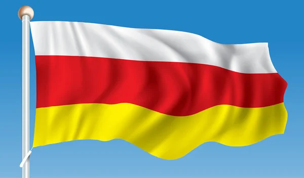 Σημαία της Νότιας Οσετίας — Διανυσματικό Αρχείο