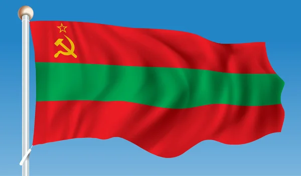 Bandera de Transnistria — Archivo Imágenes Vectoriales