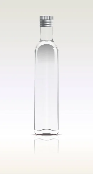 Leere Glasflasche — Stockvektor