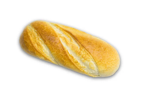 Läcker Färsk Baguette Isolerad Transparent Bakgrund — Stockfoto