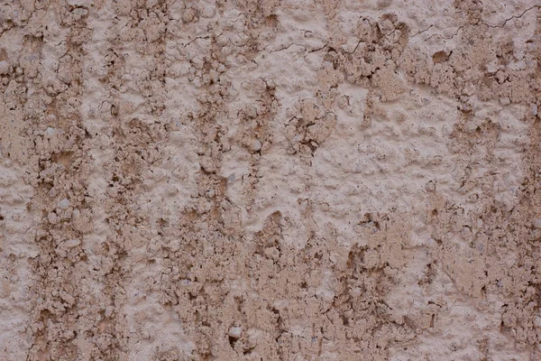 Braun Verputzte Handgemachte Grobe Tapete Schöne Dekorativ Verputzte Wand Kopieren — Stockfoto