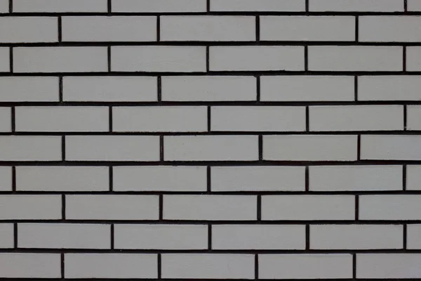 Fragment Gray Brick House Wall Copy Space Your Text Used — Stock Photo, Image