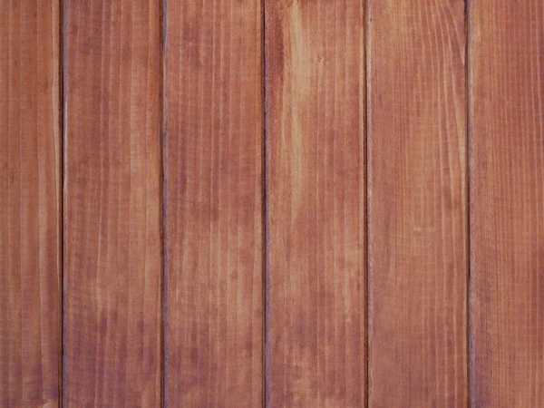 Szczegóły Nowego Drewnianego Ogrodzenia Pionowe Brązowe Równoległe Płyty — Zdjęcie stockowe