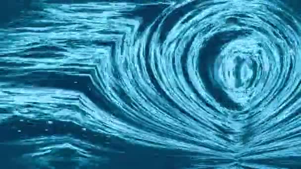 令人难以置信的魔术动作视频背景和脉动球 沉默的蓝色和绿松石一样 — 图库视频影像