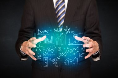 elle çizilmiş iş diyagramları holding