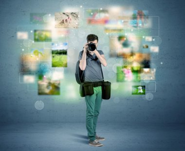 Geçmişten resimli fotoğrafçı