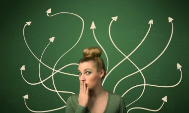 Güzel kız bir çözüm düşünme