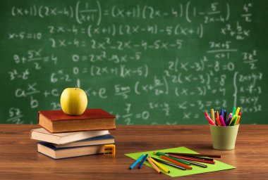 Öğrenci okulundan matematik dersi
