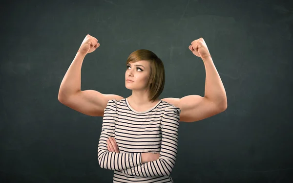 強く、筋肉質の腕のコンセプト — ストック写真