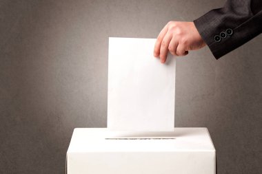 Oy sandığı kişi döküm oy ile 