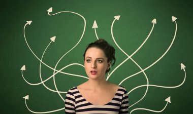 Güzel kız bir çözüm düşünme