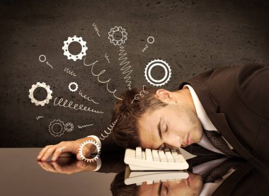 Depresif kafadan fırlayan çarklar