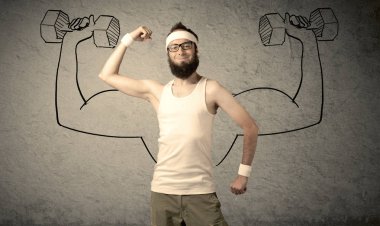 Zayıf erkek güçlü olmak ister.