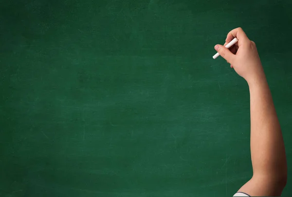 Handschrift auf sauberer Tafel — Stockfoto