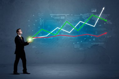 Hisse senedi piyasasında holding iş adamı