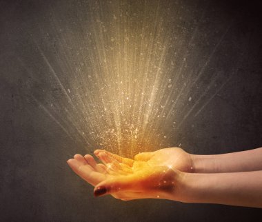 El tutma sarı ışık