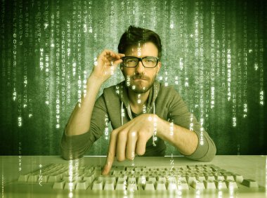 Çevrimiçi hackleme süreci konsepti