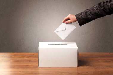 Oy sandığı kişi döküm oy ile 