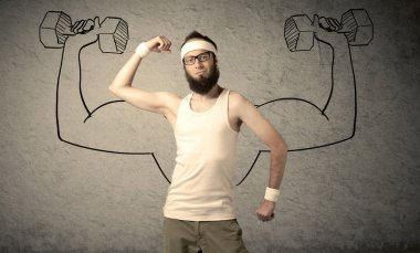 Zayıf erkek güçlü olmak ister.