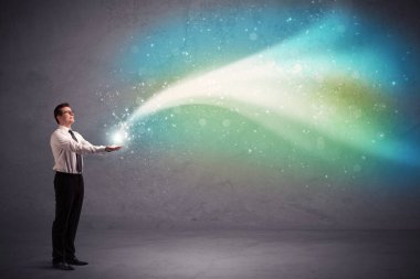 İşadamı holding ışık