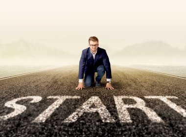 Start çizgisinde, işadamı