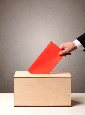Oy sandığı kişi döküm oy ile 